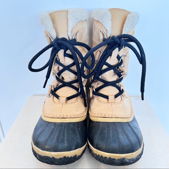 SOREL Women's Caribou Slim Waterproof Mid Duck Snow Winter Boot